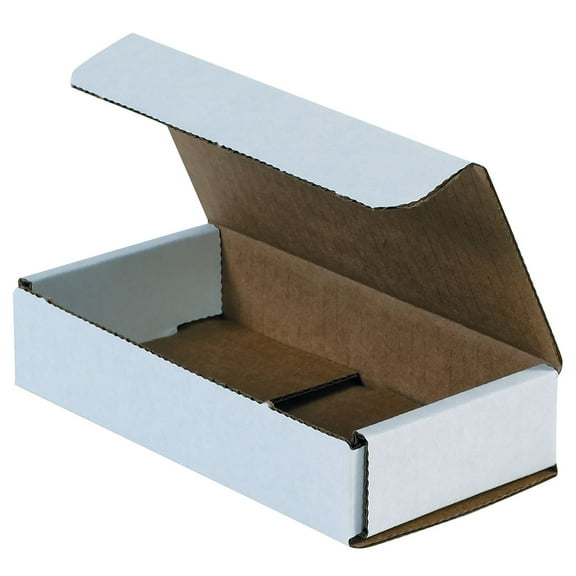 Box Partners Corrugated Mailers 10" x 6" x 2" White 50/Bundle M1062