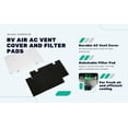 thumbnail image 3 of RV Air Conditioner Filter, RV AC Cover Compatible with Dometic 3104928.019, RV A/C Cover with Filters for Motorhome, Van, Trailer, 2 Packs with 4 Filters, 3 of 9