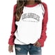 thumbnail image 2 of Puntoco Sudadera de invierno de manga larga con cuello redondo y estampado de letras para mujer Puntoco Puntoco-9123, 2 of 4