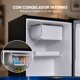thumbnail image 4 of JVC Refrigerador Compacto 1.7 Pies 48 Litros Acero Inoxidable con Congelador Interno Control Mecánico de Temperatura Puerta Reversible con Cerradura Modelo JCR1748LHS, 4 of 9