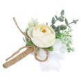 thumbnail image 1 of WHAMVOX 1Ud Wedding Corsage Flor De Tela Para Especial, 1 of 6