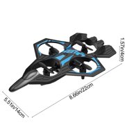 Remote Control Airplanes, RC Planes for Adults, Airplane Fighter Jet with Light, 360° Flip, Stunt Roll, Beginners Gifts