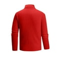 thumbnail image 4 of GrmtClth Mens Turtleneck Slim Fit Long Sleeve Pullover Knitted Basic Thermal Sweater 2025 Fall Sweaters Red M, 4 of 4