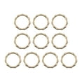 thumbnail image 3 of GUOOL 10 Pcs Pince Mousqueton Ronde Tendance pour Sac Sac à Main Or, 3 of 9