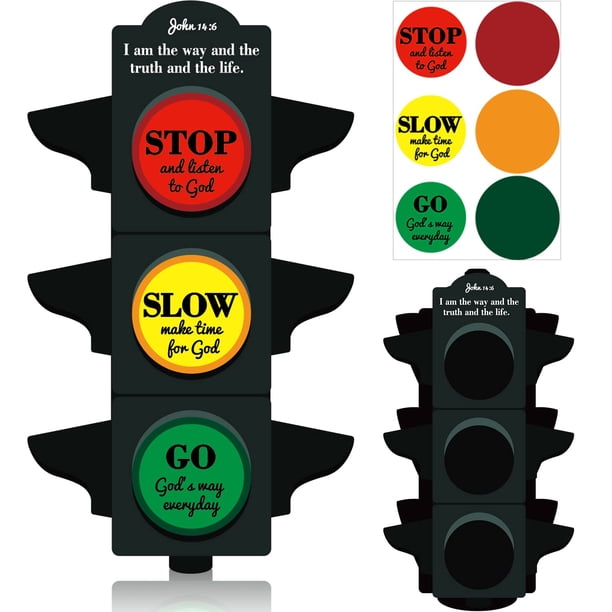 Craft Kit Easy Christian Traffic Light, 30 unidades, para niños