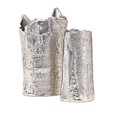 thumbnail image 1 of Imax 75129-2 Vases Grisons&44; Argent - Lot de 2, 1 of 1