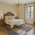 thumbnail image 7 of Addison Rugs Mayfield Premium Machine Washable Transitional Stripes Mauve Rectangle Rug, 3' x 5', 7 of 7
