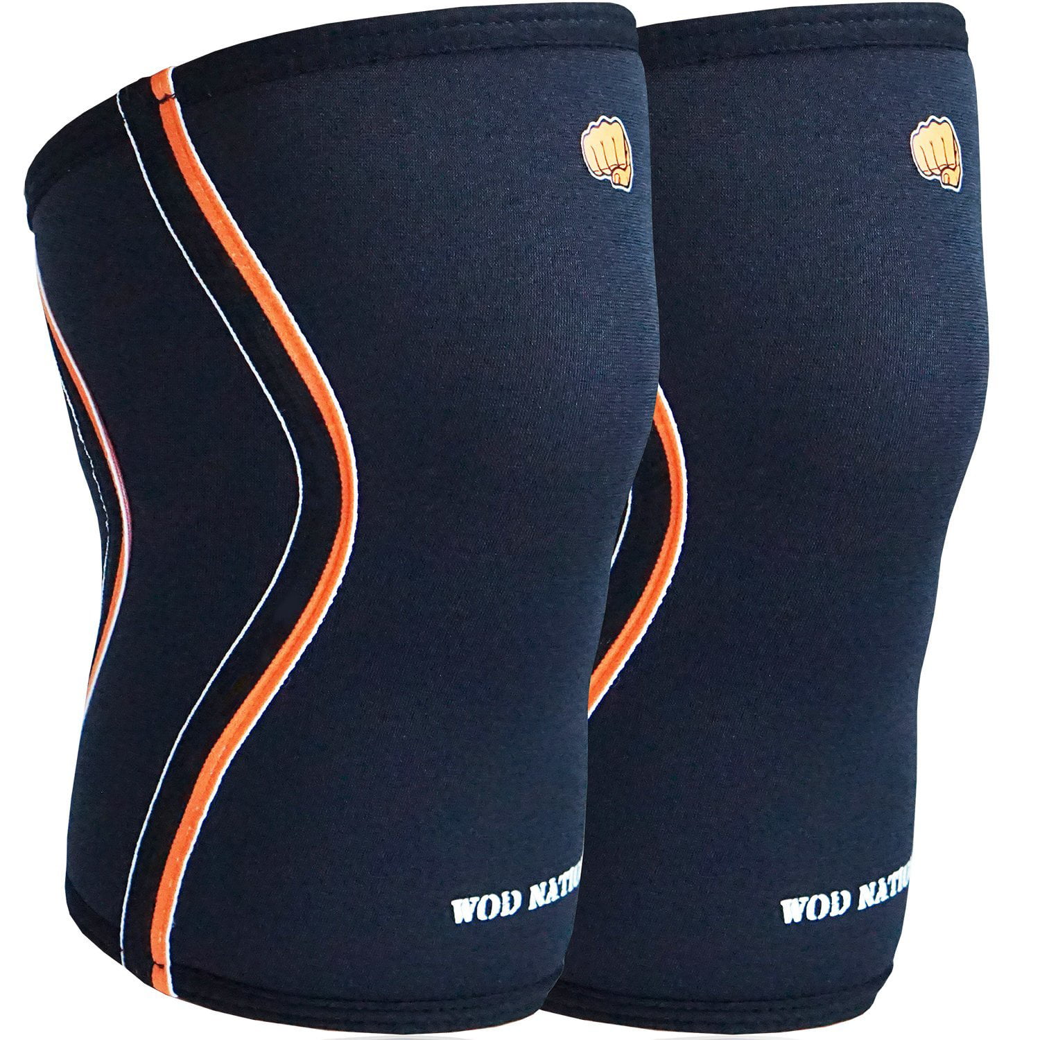 Woods Black RL Bear Grips: 5mm Knee Sleeves ligaments Ideal for Weight Lifting Contouring Design to Protect tendons Squats