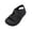 Black, variant on Unisex Closed Toe Waterproof Soft Sole Sandals with Adjustable Straps Non-Slip Casual Beach Shoes