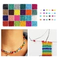 thumbnail image 3 of jifeng 14400pcs Perles Rondes en Verre Lâches, Petites Perles Multicolores Perles Rondes d'Artisanat,, 3 of 9