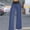Light Blue(New), variant on PNTUTB Women Fashion Casual Flare Leggings for Women High Waisted CommutingWorkout Bottom Hollow Out Pants