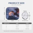 thumbnail image 3 of Sikiie Winter Fire Dragon Print Foldable Car Windshield Sun Visor, Car Window Sunshade Suitable for Sedan, SUV and Truck Car Accessories-Small, 3 of 6