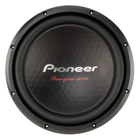 Pioneer Champion Series 12-in 1,600W-Max Single-Voice-Coil 4-Ohm Component Subwoofer, TS-A301S4