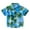 Green, variant on Virmaxy Toddler Boys Summer Trendy T-shirt Toddler Baby Boys Fashion Short Sleeve Blouse with Pocket Tropical Seaside Print Retro Shirt Lapel Collar Button Open Front Tops Green 9Y