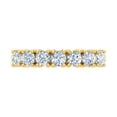 thumbnail image 3 of 1 Carat 7-Stone Diamond Wedding Band Ring in 14K Yellow Gold (Ring Size 10), 3 of 4