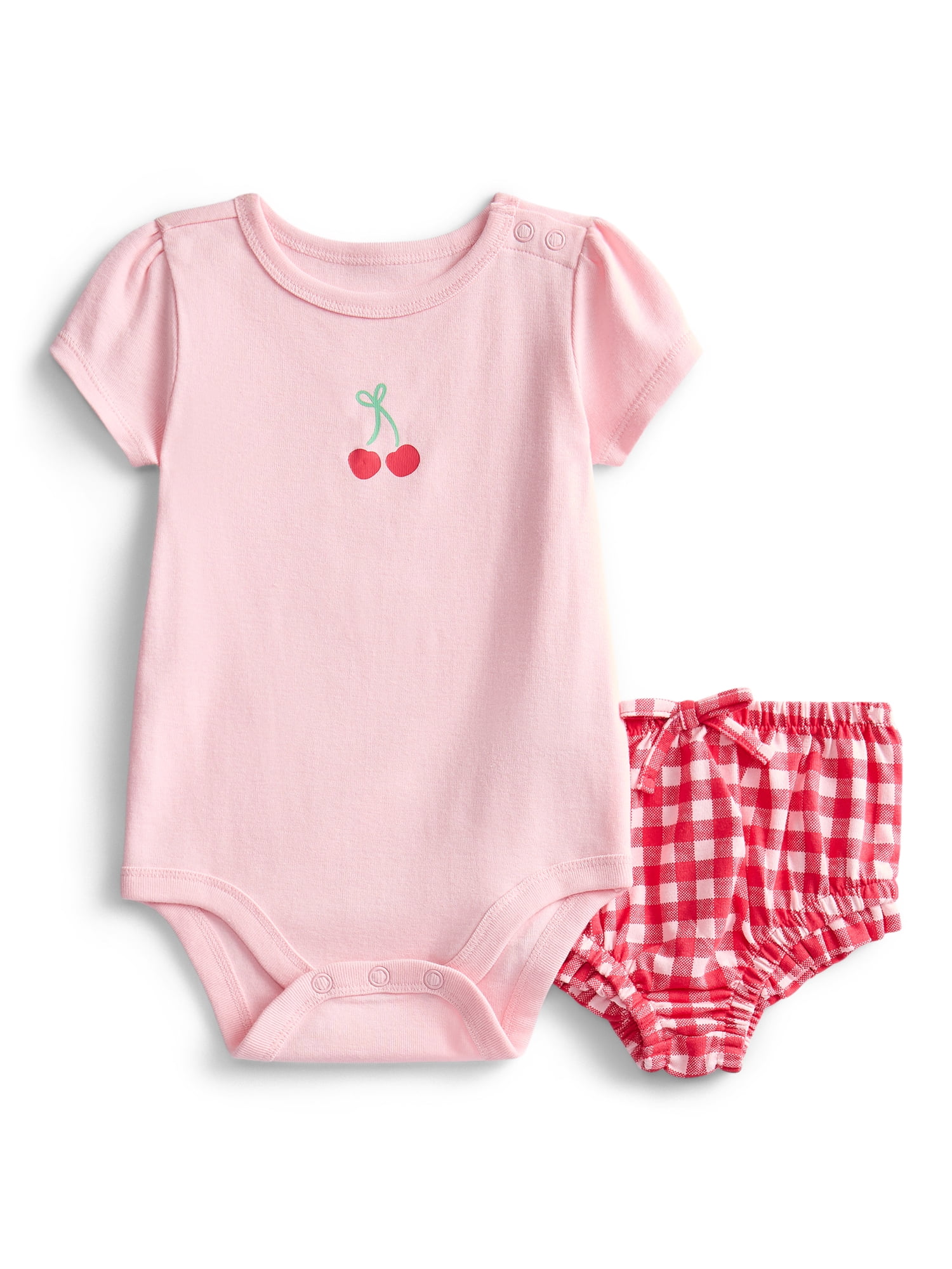 Wonder Nation Baby Girls Bodysuit and Leggings Outfit Set, 4-Piece, Sizes 0M-24M