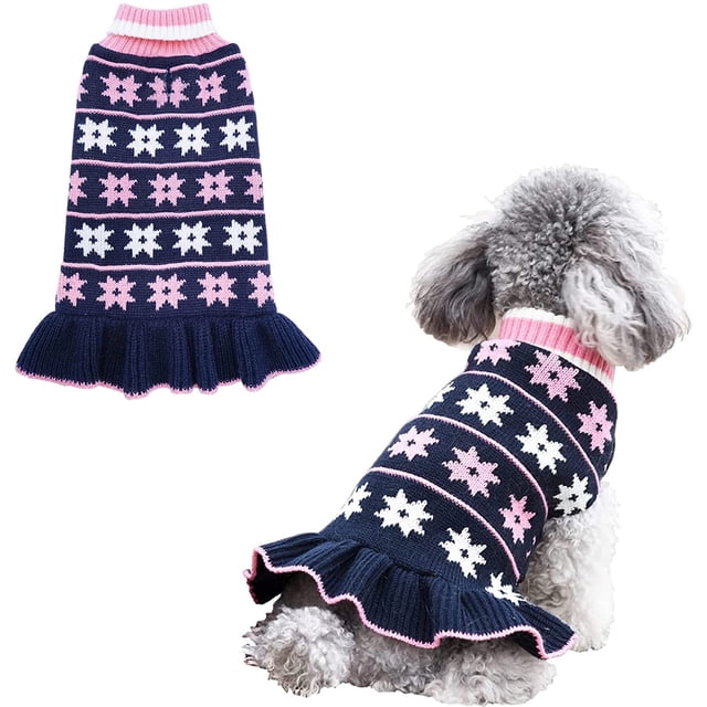Suéter para perros color enrollado suéter tricot para perros con casa otoño invierno caliente perro caliente suéter lindo esquí esquí Gafas de esquí