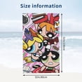 thumbnail image 4 of The Powerpuff Girls Beach Towels Soft Bath Blanket Camping Towels For Travel, Swim, Gym One Size, 4 of 8