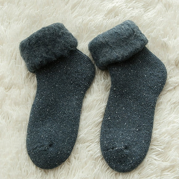 Babysbule Socks for Women Men Unisex Fashion Warm Thickening Middle Tube Socks Snow Socks Stockings