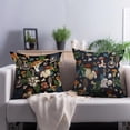 thumbnail image 5 of Mushroom Pillow Covers 16x16 Set of 2 Green Plant Throw Pillow Cases Spring Summer Rustic Decorative Outdoor Pillowcase Cushion Cover Cute Aesthetic Pillow Protector for Sofa Couch Bed, 5 of 6
