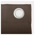 thumbnail image 5 of 54"x84" Blackout Kenneth Energy Saving Grommet Curtain Panel Dark Brown, 5 of 7