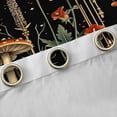 thumbnail image 4 of Homewish Country Botanical Fungus Black Out Curtains,Spooky Gothic Skull Curtains Pack of 2 (42x63 Each),Rustic Mushroom Floral Bedroom Curtains For Girls,Ultra Soft Home Decor, 4 of 6