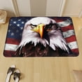 thumbnail image 6 of Peacheart 4th of July Patriotic Door Mat, Non-Slip American Flag Bald Eagle Welcome Doormat for Indoor Outdoor Entrance Patio Porch Independence Day Memorial Day Farmhouse Home Decor, 16x24 Inch, 6 of 8