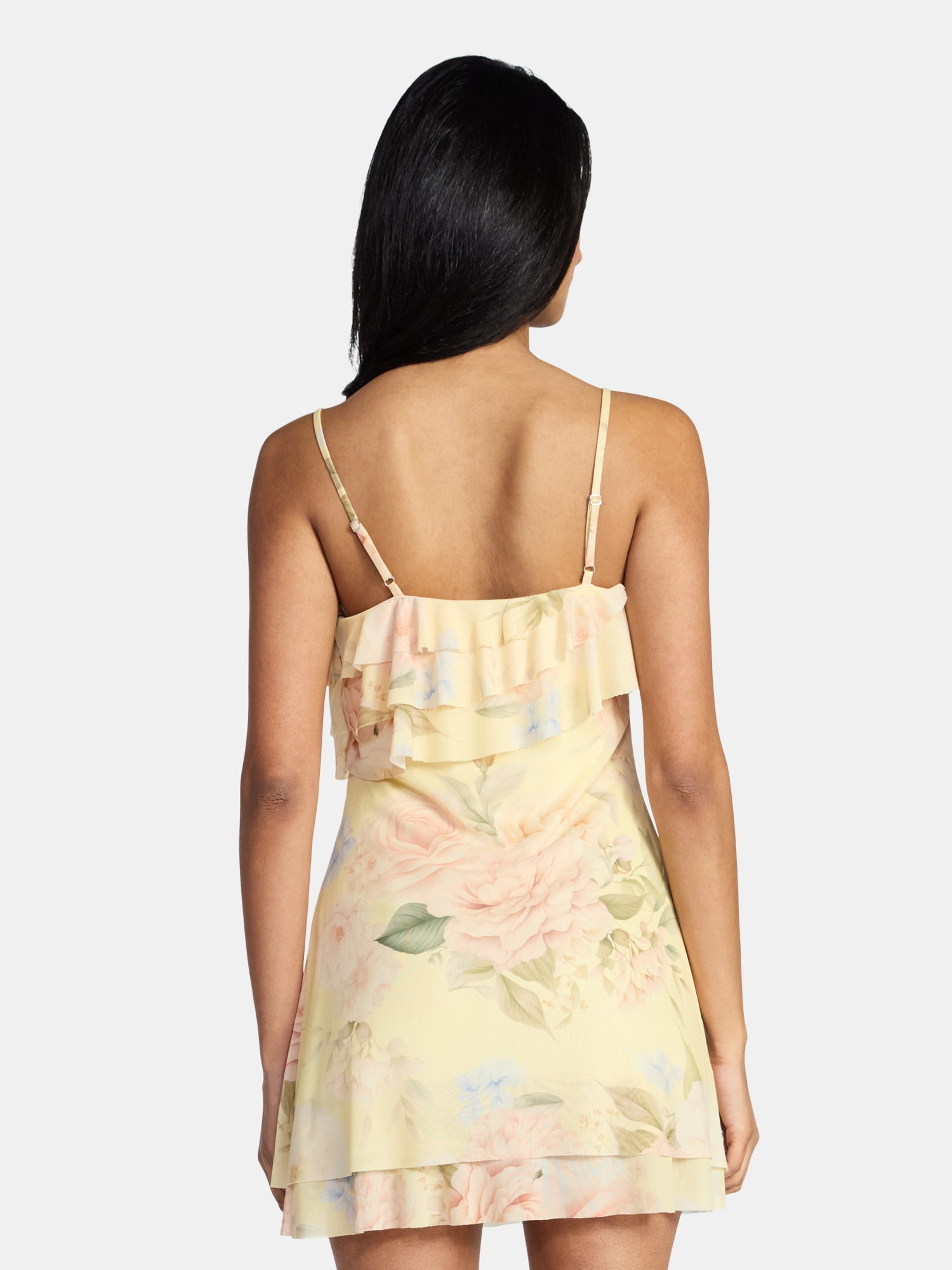 Madden NYC Women's Sleeveless Ruffle Mini Dress, Sizes XXS-XXL