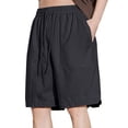 thumbnail image 2 of Puntoco Pantalones Cortos Cargo Ligeros Y Transpirables Para La Playa Al Aire Libre, Informales, Para Hombre, Color Negro, Xxl,Pantalones Cortos Hombre, 2 of 9