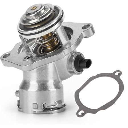 YIUIY Engine Coolant Thermostat Assembly with Sensor For Mercedes C300 C350 E350 ML350