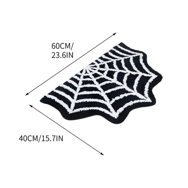 Halloween Door Mat With Skull Print Design For Entrance Use 40 cm x 60 cm Polyester Floor Mat