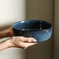 thumbnail image 4 of Stone Lain Eden 4-Piece Pasta Bowl Set Stoneware, Dark Blue, 4 of 6