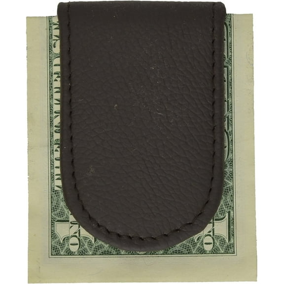 Marshal Genuine Leather Magnetic Money Clip Cash Holder