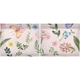thumbnail image 3 of Coolnut Floral Kitchen Curtains 2 Panels, UV Protected Tier Curtains Half Window Curtains Kitchen Tiers for Guest Room Bathroom Sink Laundry Room Basement,24 x 27 Inch, 3 of 6