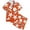 A-Orange60, variant on JAJAHO Kids Girls Pajama Sets Ocean Animal Printed Short Sleeve Satin Sleepwear Summer Loungewear Shorts Set 2-13Y