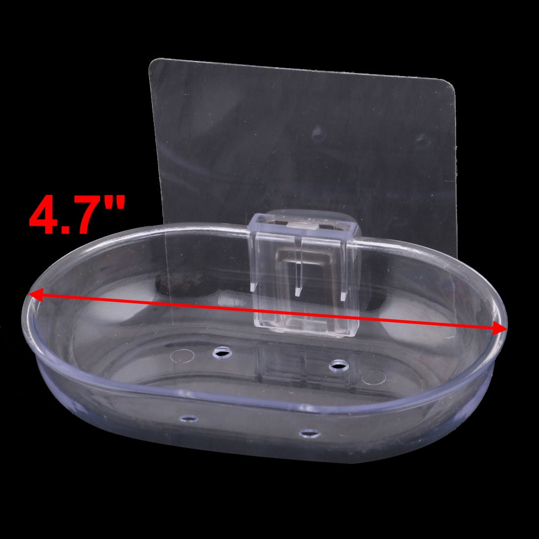 Home Bathroom Plastic Hanging Washing Soap Dry Holder Container Box Case Clear