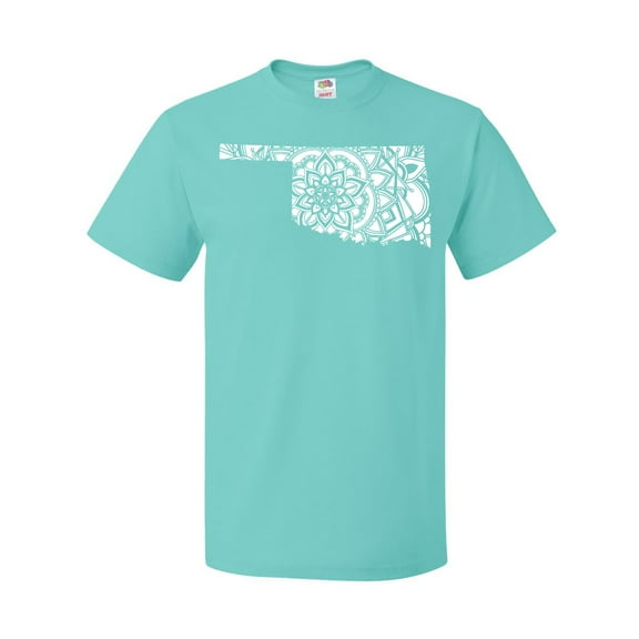 Inktastic Oklahoma Silhouette Mandala T-Shirt