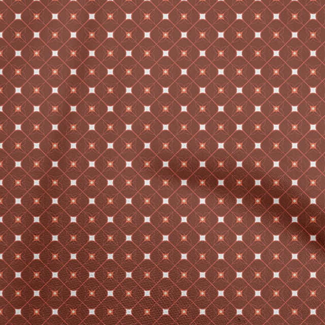 oneOone Silk Tabby Maroon Fabric Asian Ornamental Craft Projects Decor Fabric Printed By The Yard 42 Inch Wide