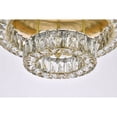 thumbnail image 4 of Monroe 22 inch LED double flush mount in gold, 4 of 7