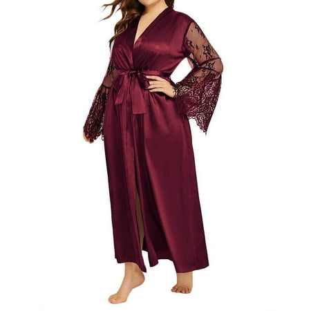

Women s Sexy Nightdress Nightgown Lace Satin Gown Nightdress Nightgown Fragarn