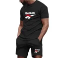 thumbnail image 2 of Conjunto de pantalones cortos estampados para hombre, camiseta de manga corta, transpirable, de secado rápido, para correr, novedad de verano, 2024, 2 of 5