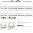 thumbnail image 3 of Jsaierl Womens Bras Wireless Support T-shirt Bras Seamless Comfy Bralettes Elegant Everyday Full Figure Bras Front Closure, 3 of 3