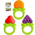 thumbnail image 6 of Baby Teething Toys for Newborns 0-6 Months | Textured Silicone Teethers for Infants 6-12 Months | Soothes Baby's Gums | 3 Pack, 6 of 6