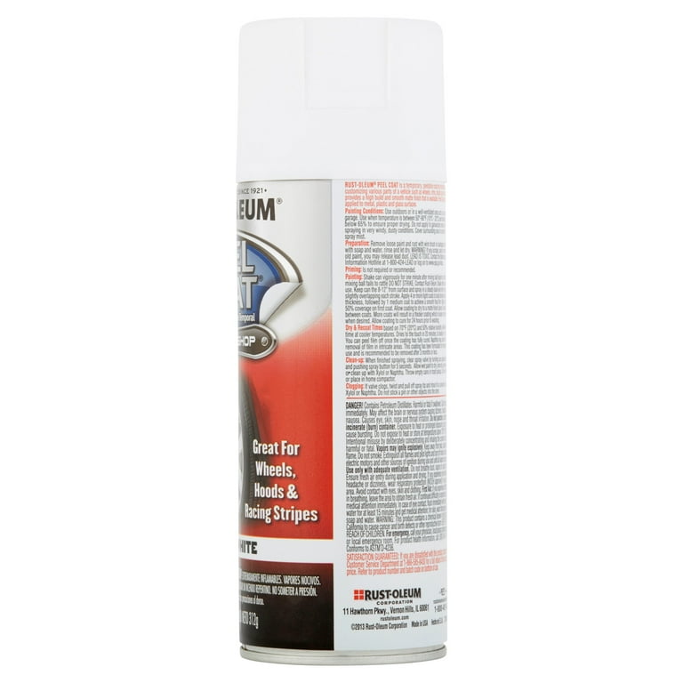 Black, Rust-Oleum Automotive Vinyl Wrap Peelable Coating Gloss Spray  Paint-352724, 11 oz 