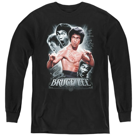 Bruce Lee - Inner Fury - Youth Long Sleeve Shirt - X-Large
