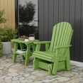 thumbnail image 2 of Wildridge Heritage Single Glider, Lime Green, Outdoor Weather Resistant Poly Patio Furniture, 2 of 4