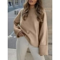 thumbnail image 2 of CAILDANL Women's Oversized Sweaters 2025 Long Sleeve Fuzzy Knit Casual Chunky Pullover Sweater Fall Outfits Clothes, 2 of 2