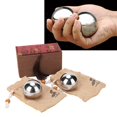 thumbnail image 3 of 2 Pcs Boule de Main en Acier, Boules de Baoding en Acier Inoxydable, Boules de Méditation, Utilisées pour la Récupération de la Fonction Manuelle et de la Fatigue Corporelle, 3 of 8