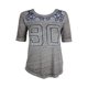 thumbnail image 1 of Camiseta gráfica Lucky Brand Mujer estampado Floral gris mediana, 1 of 2