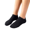 thumbnail image 2 of Hot Sales Low Cut Liner Socks Under $2 GIJNRIUIUA Black No-Show Socks Womens Cotton Ankle Socks Cut Socks for Women No Show Socks Casual Socks Non Flat 1Pairs Athletic Socks, 2 of 4